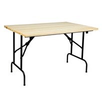 Стол Лидер 1, уличный из реек, светлый Стол Лидер 1, уличный из реек, светлый фото